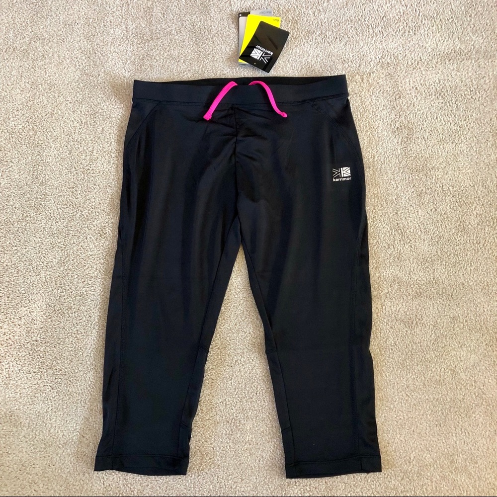 NWT Karrimor Capri Crop Black Workout Leggings